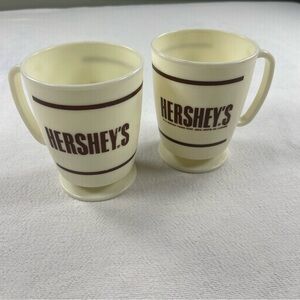 Hershey's Cream Retro Coffee Mugs - Set of 2